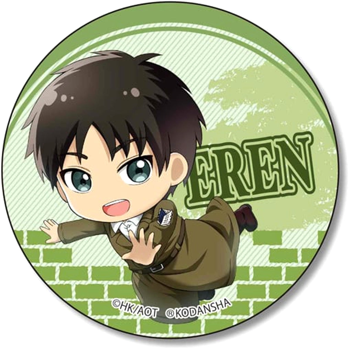 Attack on Titan Season 3 Ellen Yeager Coat Pukasshu Can Badge Buttons [USED]