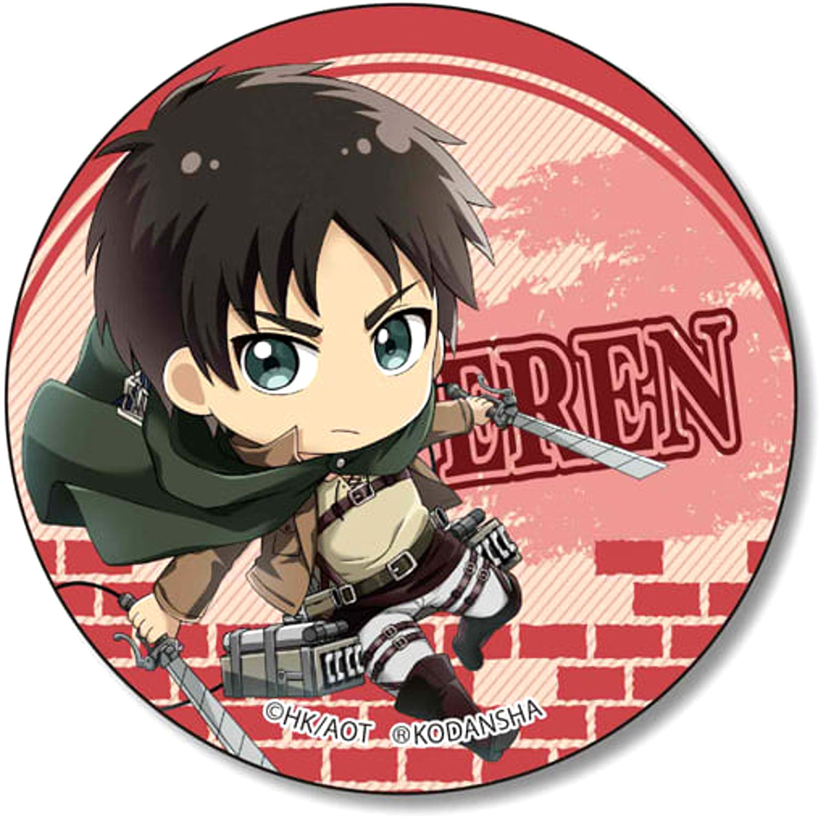 Attack on Titan Season 3 Ellen Yeager 3D Maneuver Gear Pukasshu Can Badge Buttons [USED]
