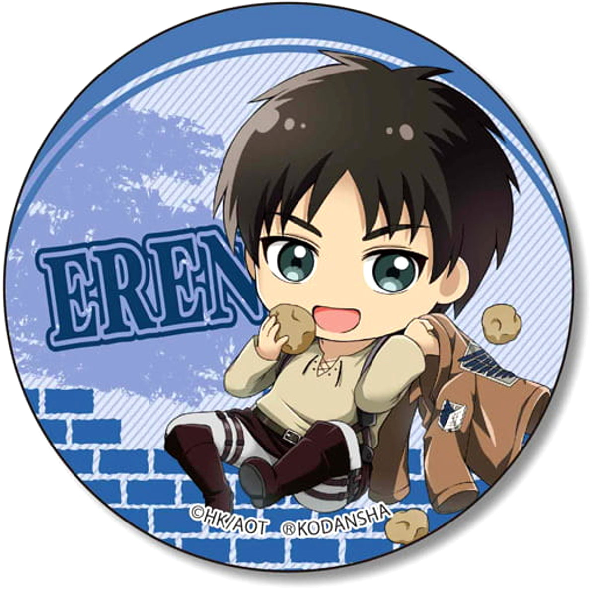 Attack on Titan Season 3 Ellen Yeager Potato Pukasshu Can Badge Buttons [USED]