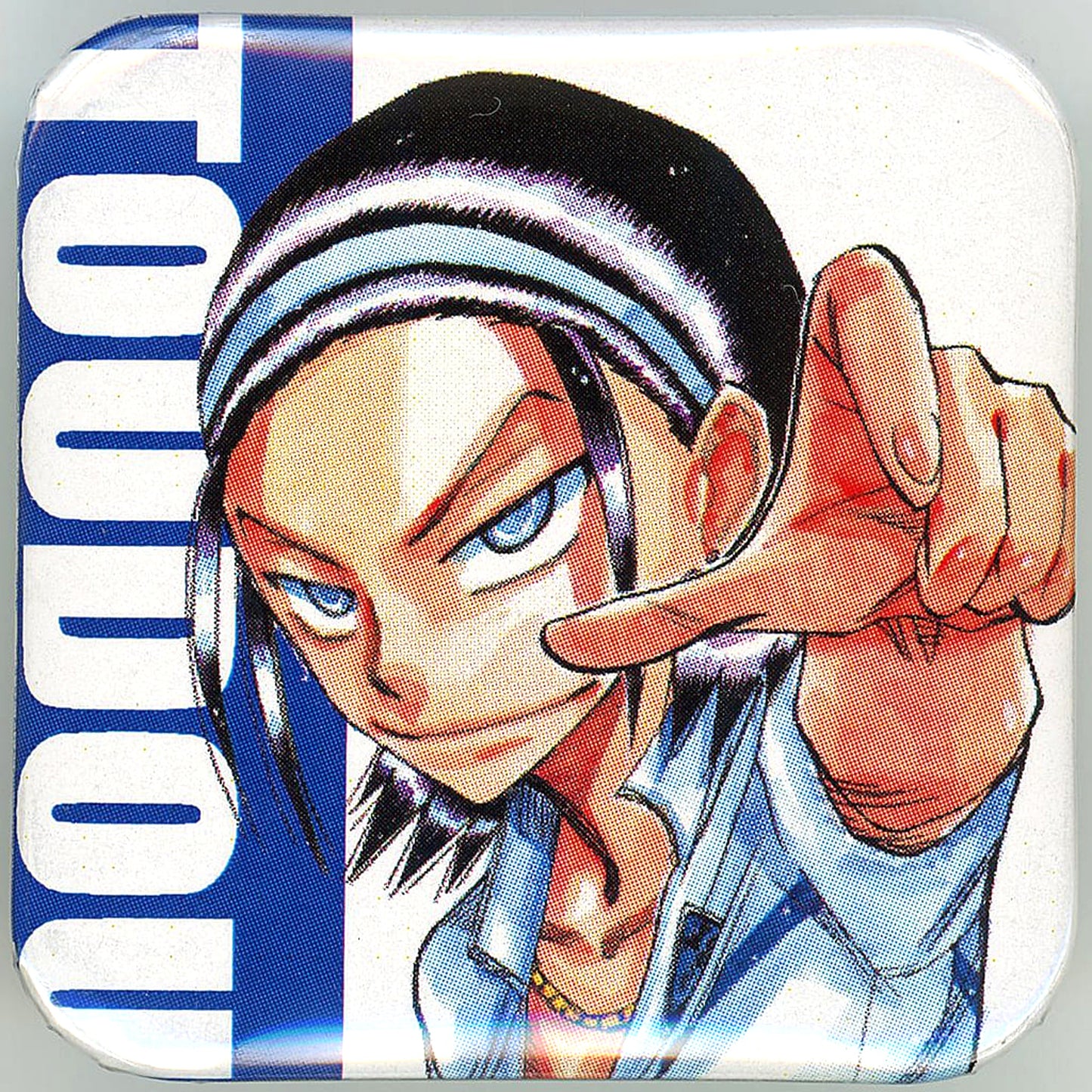 Yowamushi Pedal Todo Jinpachi Trading Square Can Badge C95 Limited Buttons [USED]
