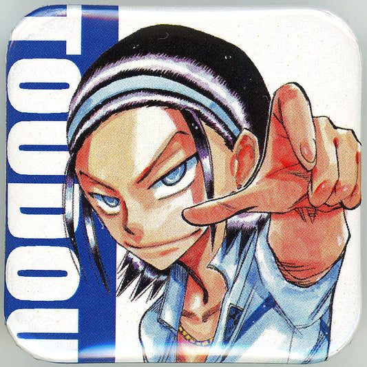 Yowamushi Pedal Todo Jinpachi Trading Square Can Badge C95 Limited Buttons [USED]