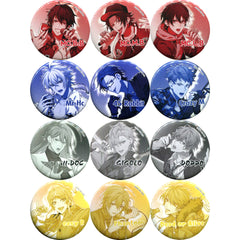 Hypnosis Mic: Division Rap Battle Samatoki Aohitsugi & Others Trading Can Badge FamilyMart Exclusive Cash Register Reservation Limited Product All 12 Types Set Buttons [USED]