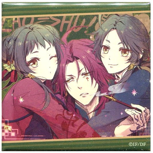 Piofiore no Bansho Ran & Others Square Can Badge Otomate Winter Market 2018-2019 Limited Buttons [USED]