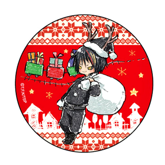 Diablo That Time I Got Reincarnated as a Slime Graph Art Design Button 5 Christmas Ver. [USED]