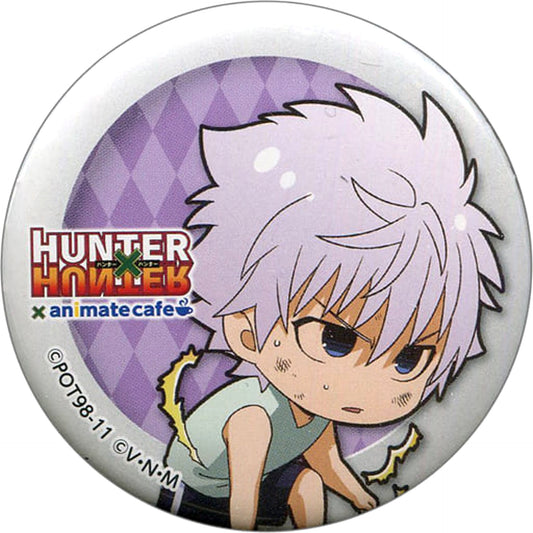 Hunter x Hunter Killua Zoldyck Trading Can Badge animatecafe Vol.4 Chimera Ant Edition Limited Buttons [USED]
