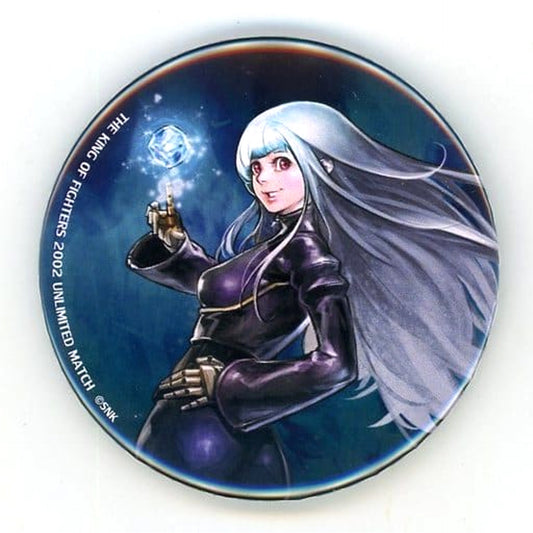 The King of Fighters 2002 Unlimited Match Kula Diamond Webkuji Special Illustration Can Badge Purple Box / Black Box / Red Box Purchase Benefits Buttons [USED]