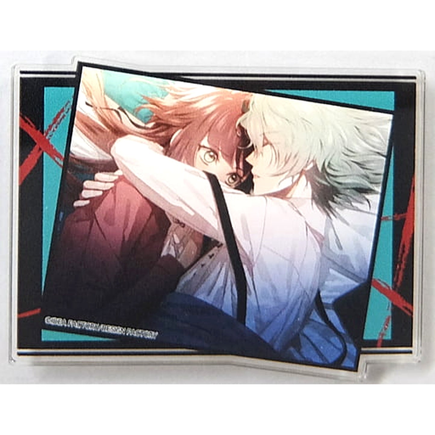 Collar x Malice Takeru Sasazuka Eyes Closed Fortune Acrylic Art Badges Vol.1 Buttons [USED]