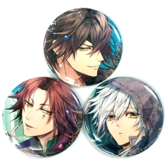 Piofiore no Bansho 3 Types Set Button Ebten Limited Official Visual Fan Book DX Pack Included Bonus [USED]