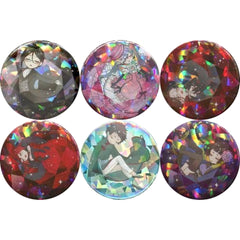 Black Butler Madam Red & Others Black Label Trading Gem Can Badge Vol.2 Pop Up Store Limited All 6 Types Set Buttons [USED]