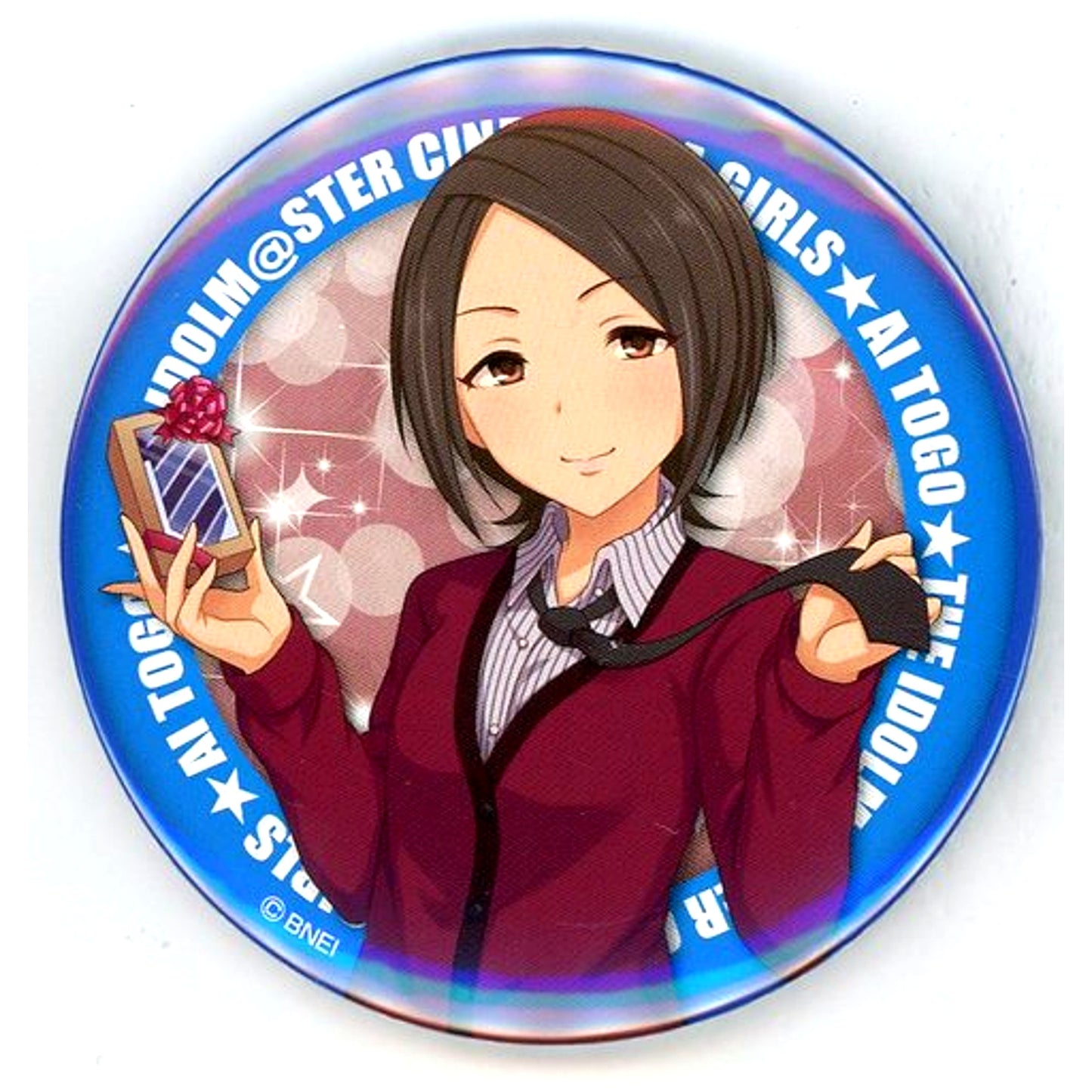 Ai Togo C Prize Idolmaster Cinderella Girls Official Shop KujiM@STER Button [USED]