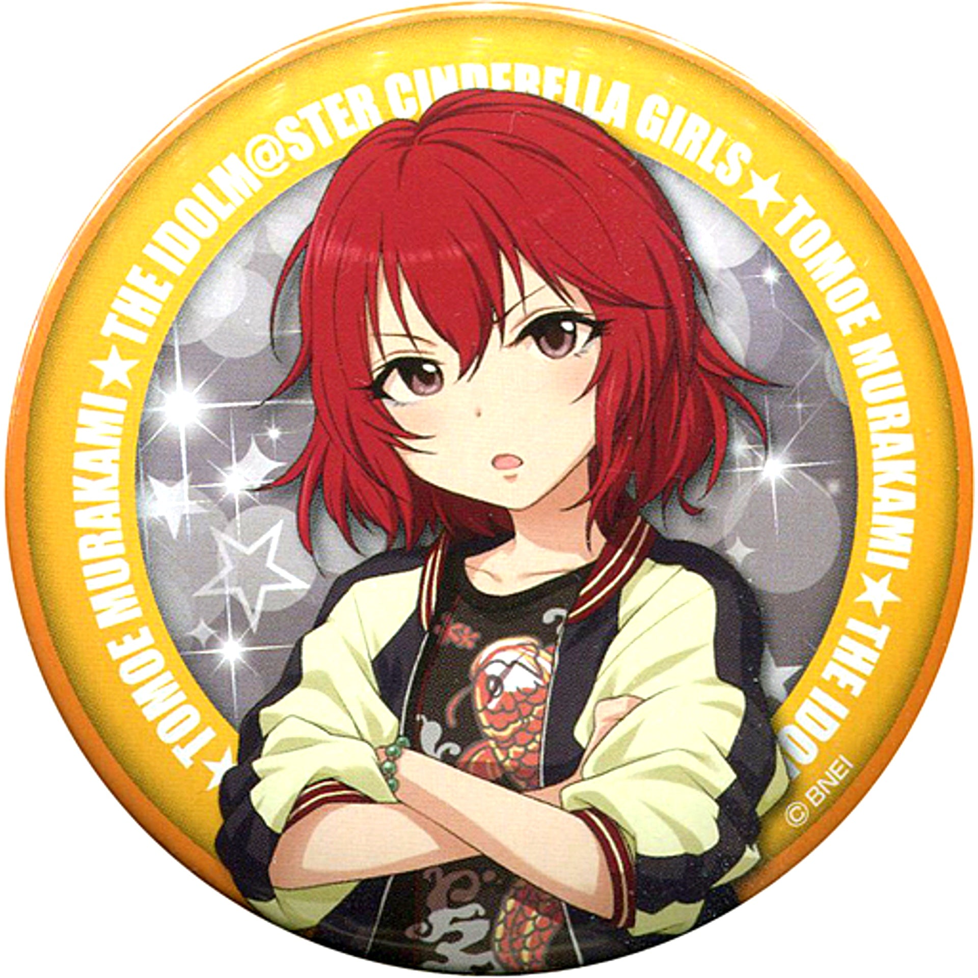 Tomoe Murakami Tin Badge The Idolmaster Cinderella Girls The Idolmaster Official Shop Kuji Master Prize C [USED]