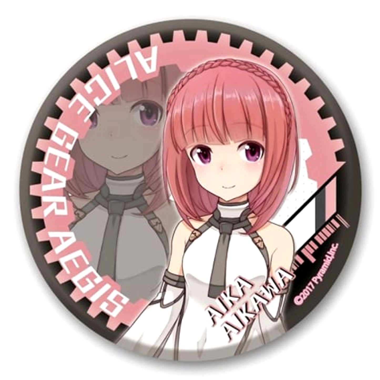 Alice Gear Aegis Aika Aikawa Trading Can Badge 75 Vol.2 Buttons [USED]