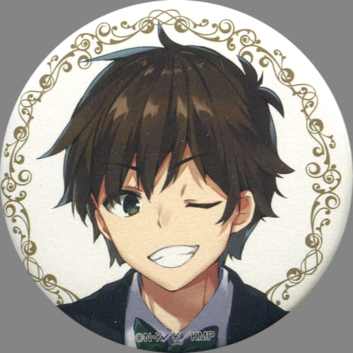 KonoSuba: God's Blessing on This Wonderful World! Kazuma Trading Can Badge Concert Cheers For This Wonderful Music! Limited Buttons [USED]