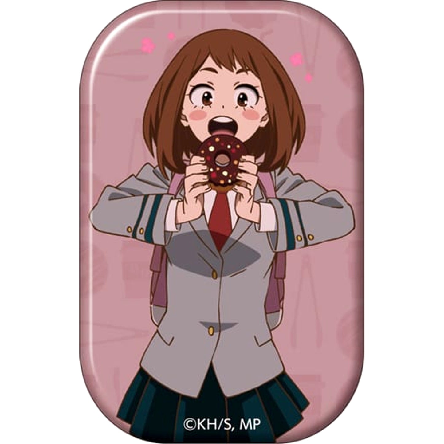 Ochaco Uraraka My Hero Academia Chara Badge Collection Donut [USED]