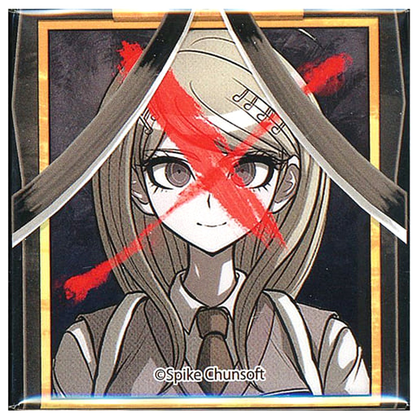 Kaede Akamatsu Danganronpa V3: Killing Harmony Rakuten Collection Memorial Square Button Part 2 Prize B-1 [USED]