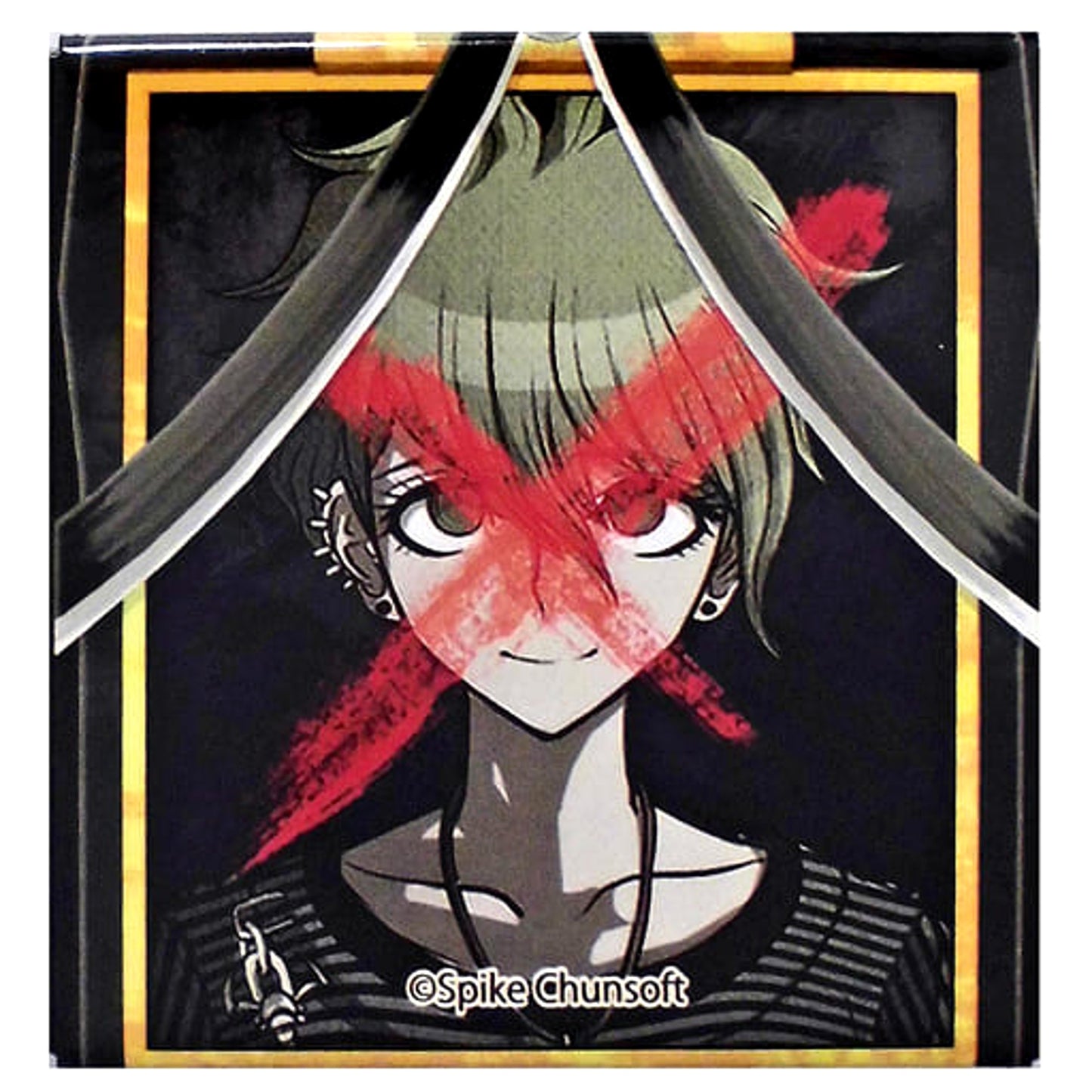 Danganronpa V3: Killing Harmony Rantaro Amami Rakuten Collection Memorial Square Can Badge Part 2 Prize B-2 Buttons [USED]