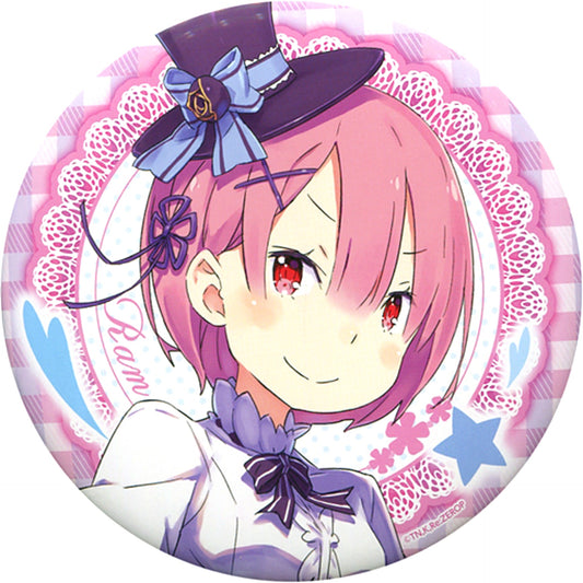 Ram Re:Zero Starting Life in Another World Big Button with Stand Prize C-1 Rakuten Collection Ram and Rem's Birthday Life 2019 [USED]