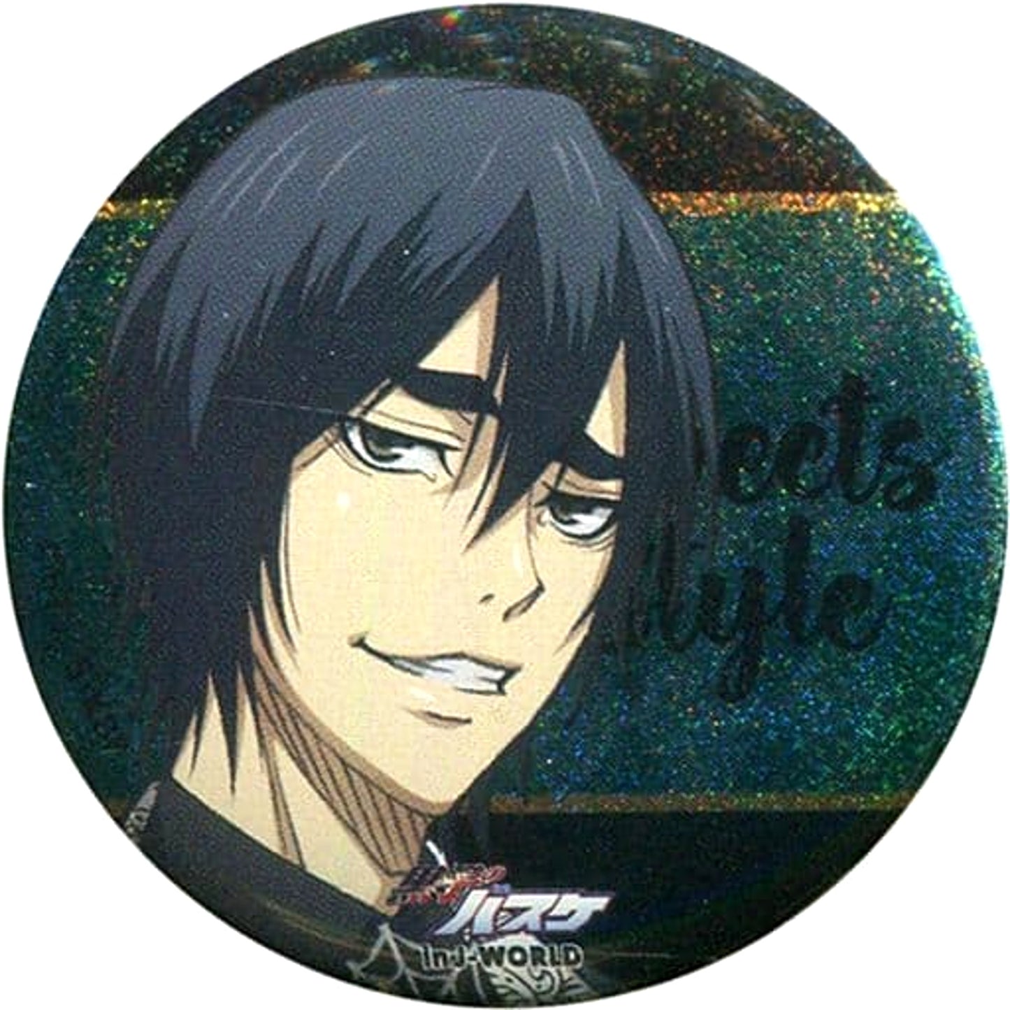 Makoto Hanamiya Kuroko's Basketball 44mm Glitter Button J-World Collection Sweets Style Ver.Special Limited Mini Attraction Manager no Oshigoto Cake Prize [USED]
