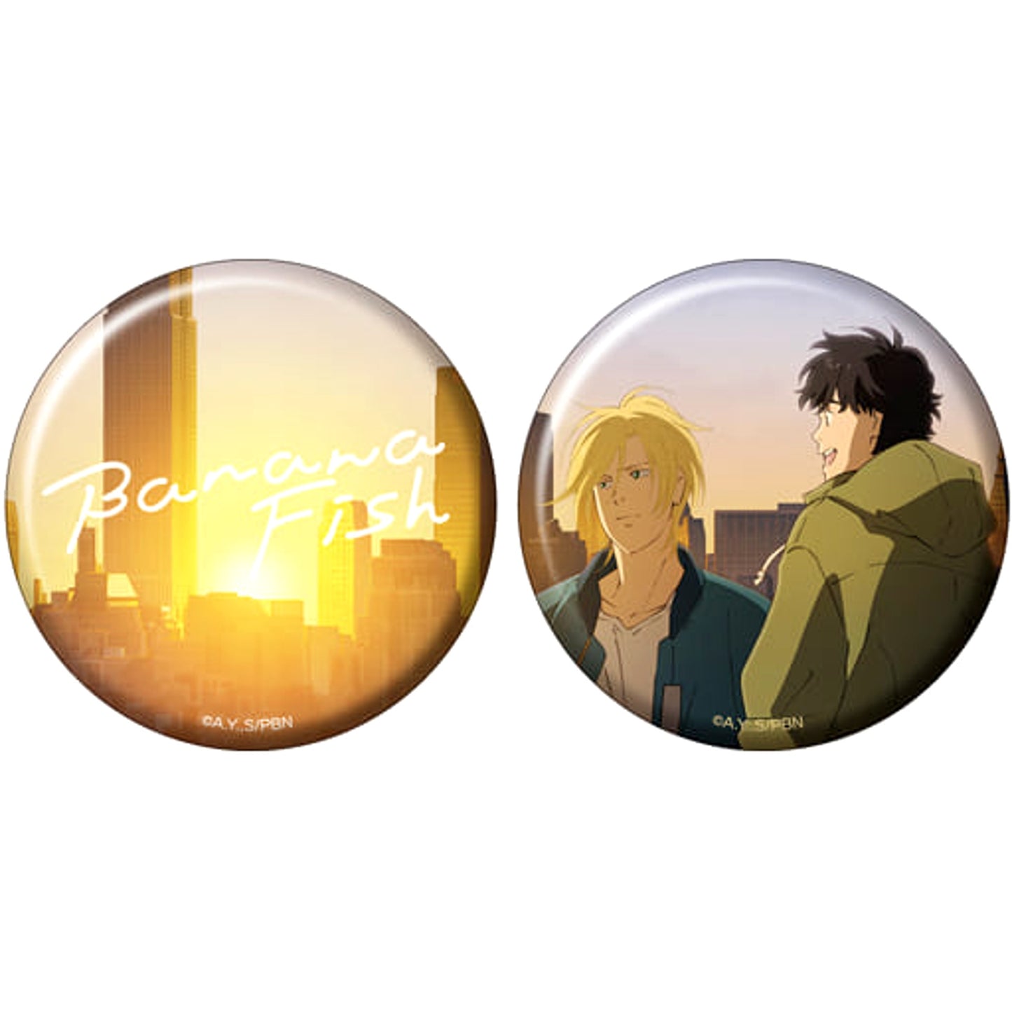 Ashe Eiji A Banana Fish Button Set Set of 2 [USED]