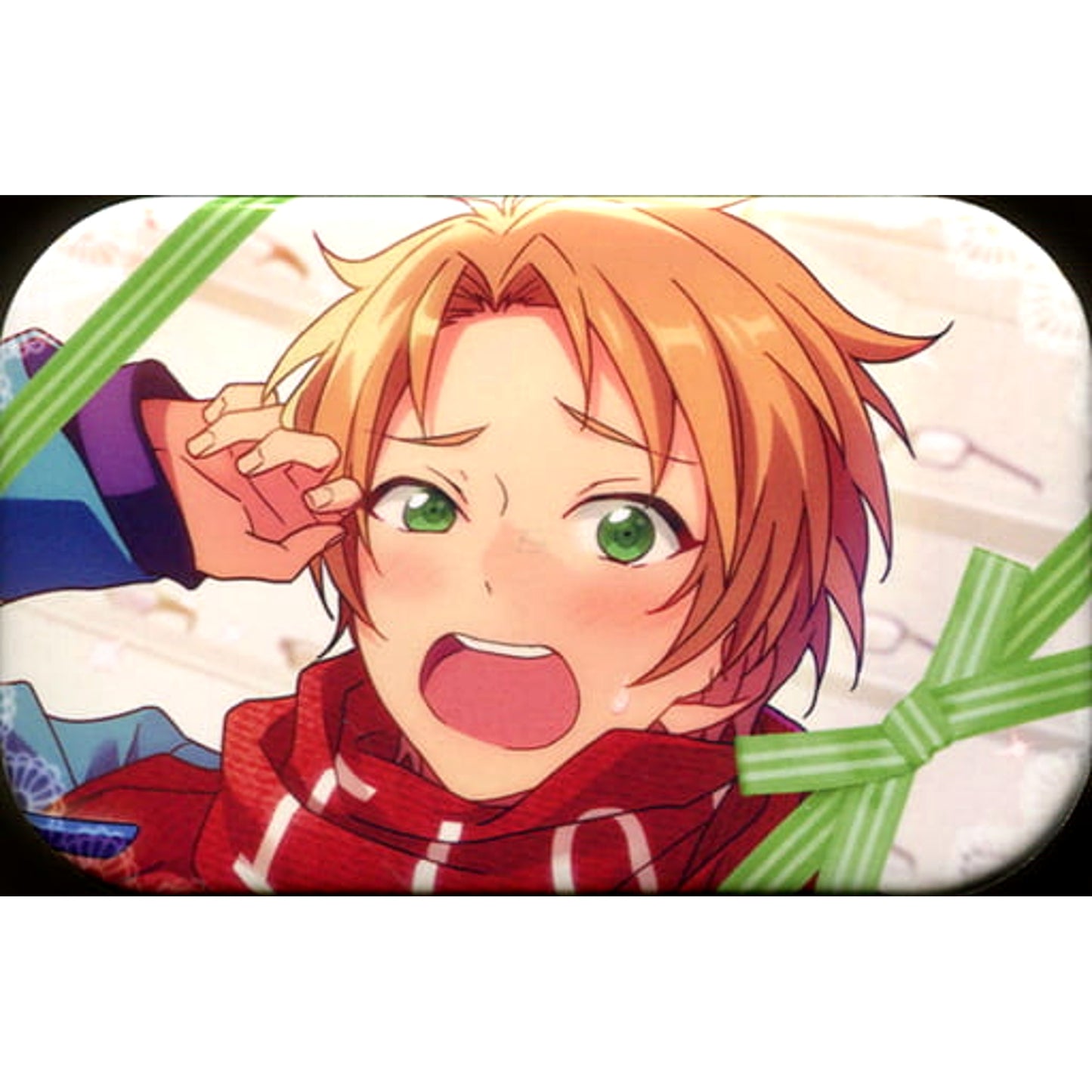 Ensemble Stars! Makoto Yuuki Valentine Marukaku Can Badge 2019Ver. Buttons [USED]