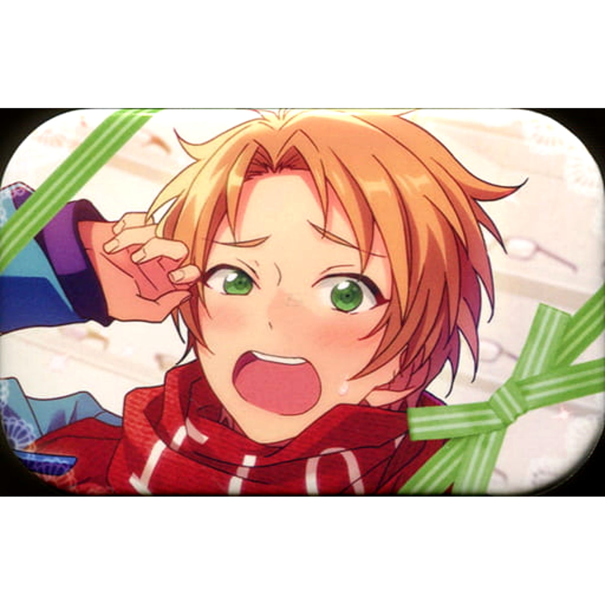 Ensemble Stars! Makoto Yuuki Valentine Marukaku Can Badge 2019Ver. Buttons [USED]