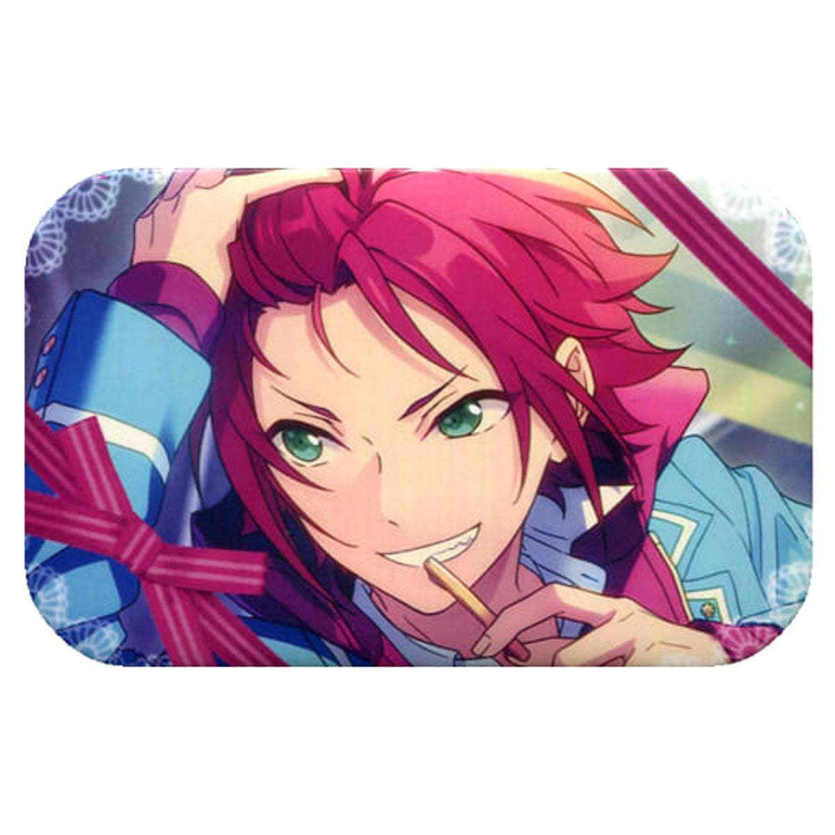 Ensemble Stars! Mao Isara Valentine Marukaku Can Badge 2019Ver. Buttons [USED]