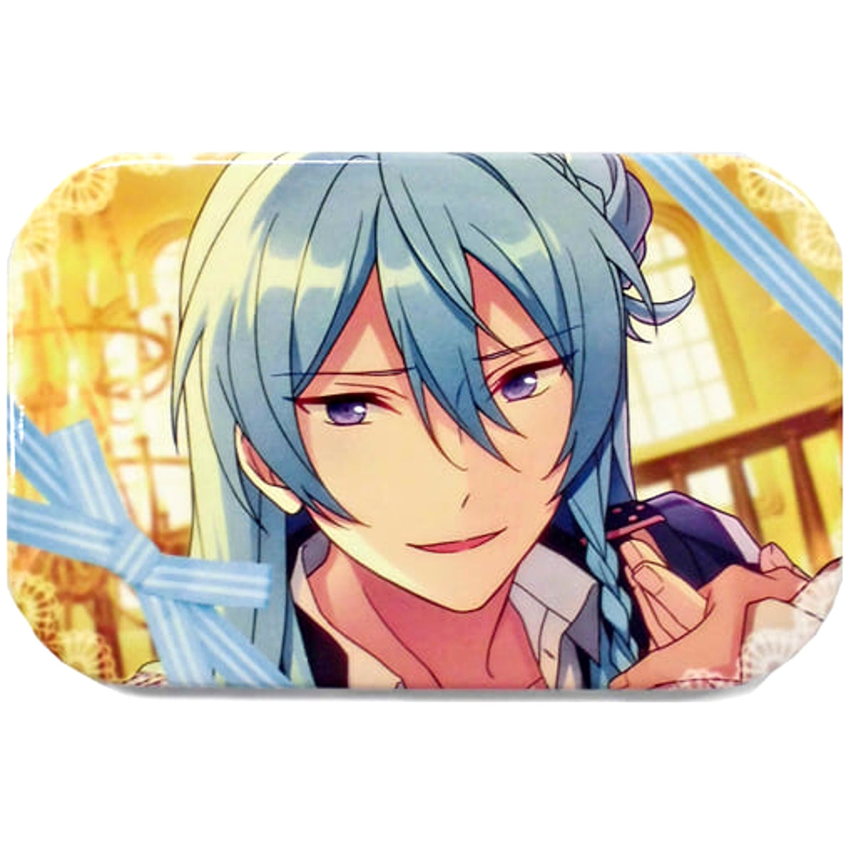 Ensemble Stars! Wataru Hibiki Valentine Marukaku Can Badge 2019Ver. Buttons [USED]