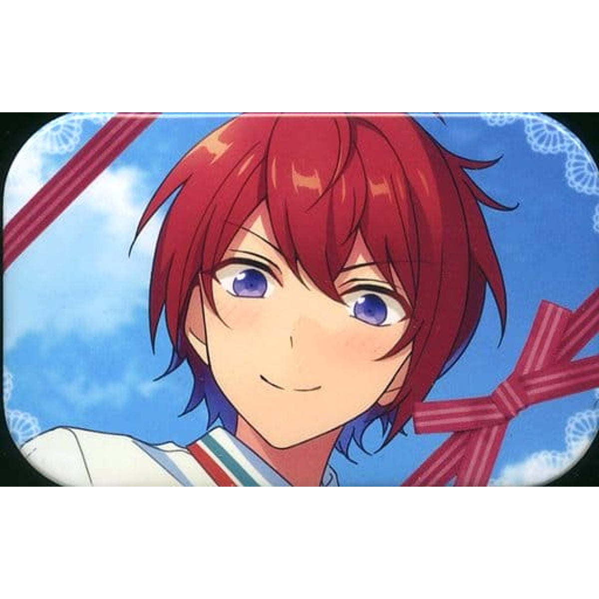Ensemble Stars! Tsukasa Suo Valentine Marukaku Can Badge 2019Ver. Buttons [USED]