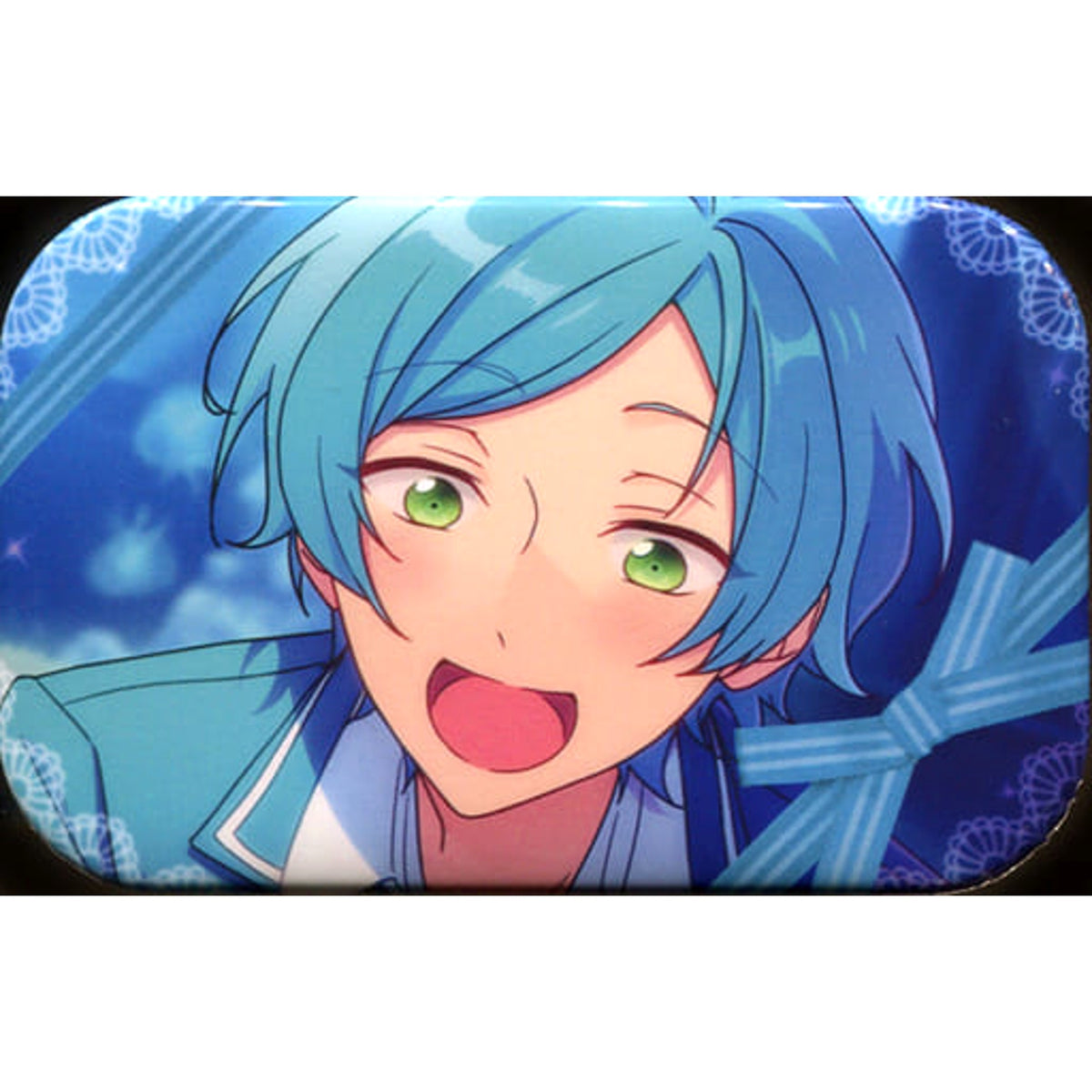 Ensemble Stars! Kanata Shinkai Valentine Marukaku Can Badge 2019Ver. Buttons [USED]