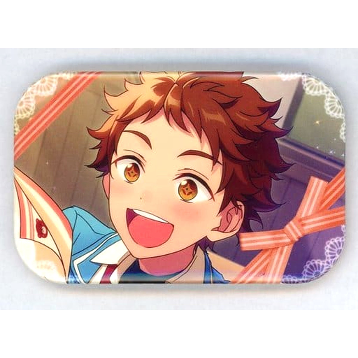 Ensemble Stars! Mitsuru Tenma Valentine Marukaku Button 2019Ver. [USED]