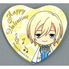 Ensemble Stars! Eichi Tenshouin Valentine Heart Can Badge 3rd Anniversary Group A Valentine Marukaku Can Badge 2019 Ver. Purchase Bonus Buttons [USED]