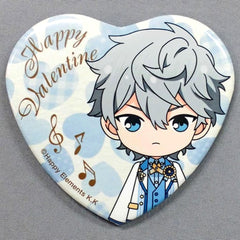 Ensemble Stars! Izumi Sena Valentine Heart Button 3rd Anniversary Group B Valentine Marukaku Button 2019 Ver. Purchase Bonus [USED]