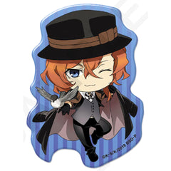 Bungo Stray Dogs Chuya Nakahara Clear Clip Badge Winter Bird Buttons [USED]