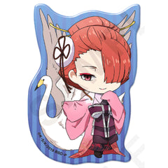Bungo Stray Dogs Koyo Ozaki Clear Clip Badge Winter Bird Buttons [USED]