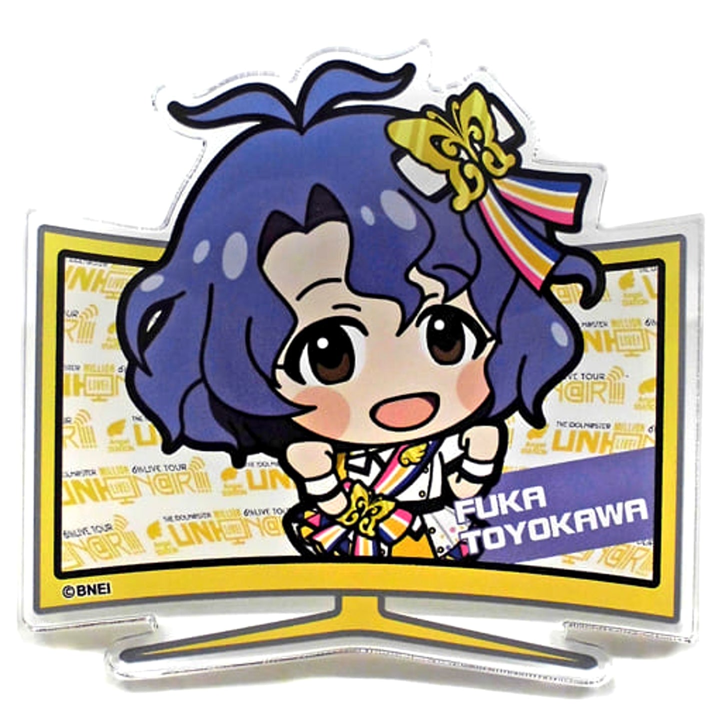 Toyokawa Fuuka 6th Live Ver. THE IDOLM@STER Million Live! Official Produce Badge 6th Live Tour Uni-On@Ir!!!! Limited [USED]