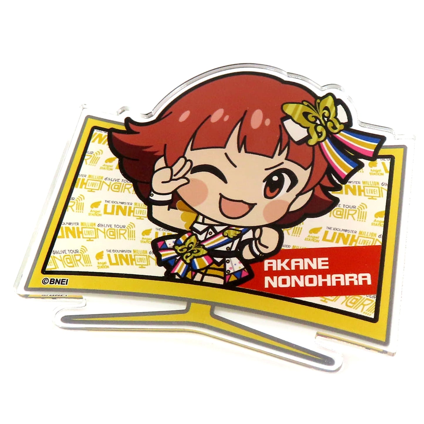 Nonohara Akane 6th Live Ver. THE IDOLM@STER Million Live! Official Produce Badge 6th Live Tour Uni-On@Ir!!!! Limited [USED]