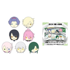 Zoku Touken Ranbu Hanamaru Kasen Kanesada & Others Yubi no Ue Series Design Pop Out! Nui Mascot Vol.2 A All 7 Types Set & Box Purchase Privilege Buttons [USED]