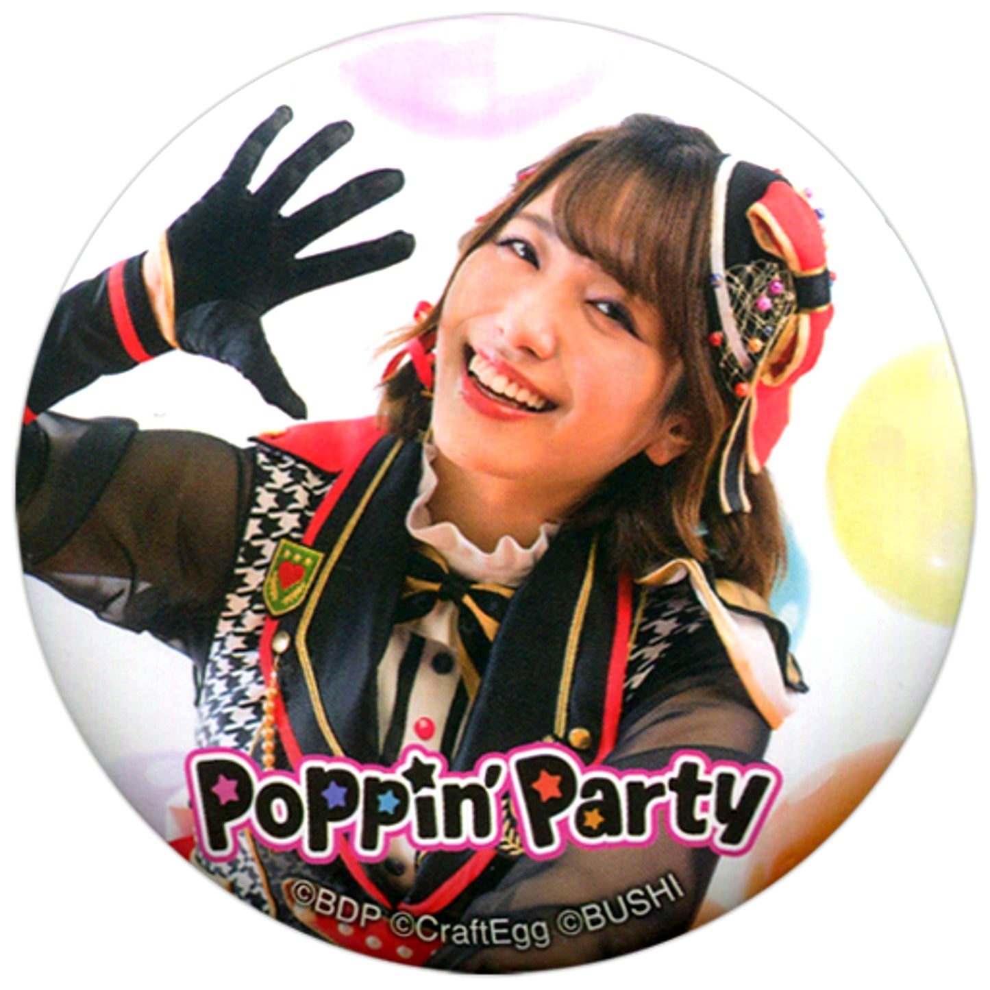 Aimi Kasumi Toyama Balloon Poppin'Party BanG Dream! Artist Trading Button Vol. 3 [USED]