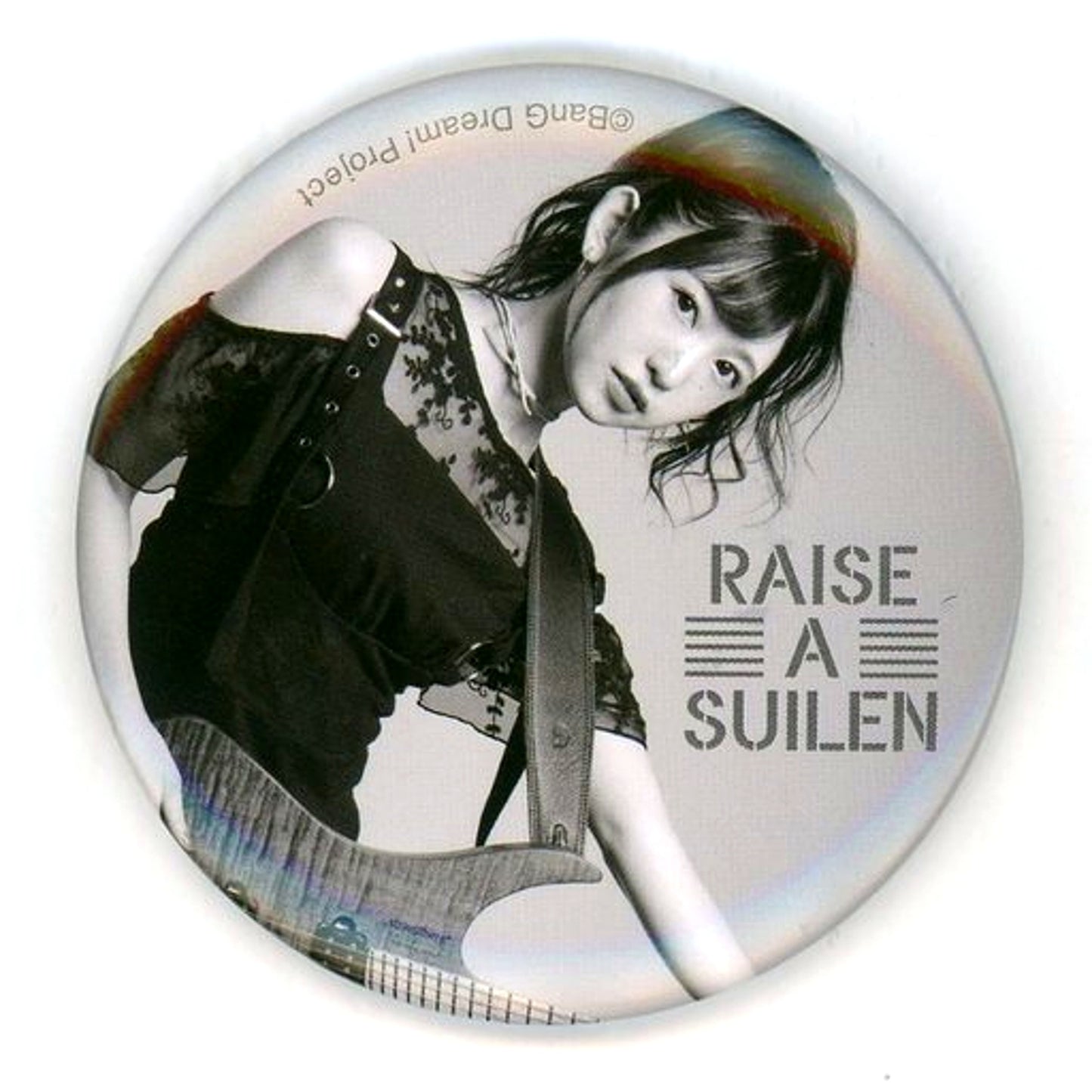 Riko Kohara Rokka Asahi Instrument Monochrome RAISE A SUILEN BanG Dream! Artist Trading Button [USED]