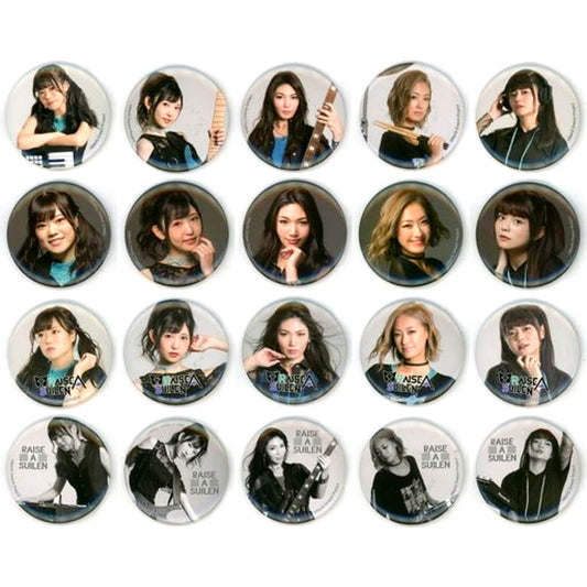 Set of 20 RAISE A SUILEN BanG Dream! Artist Trading Button [USED]