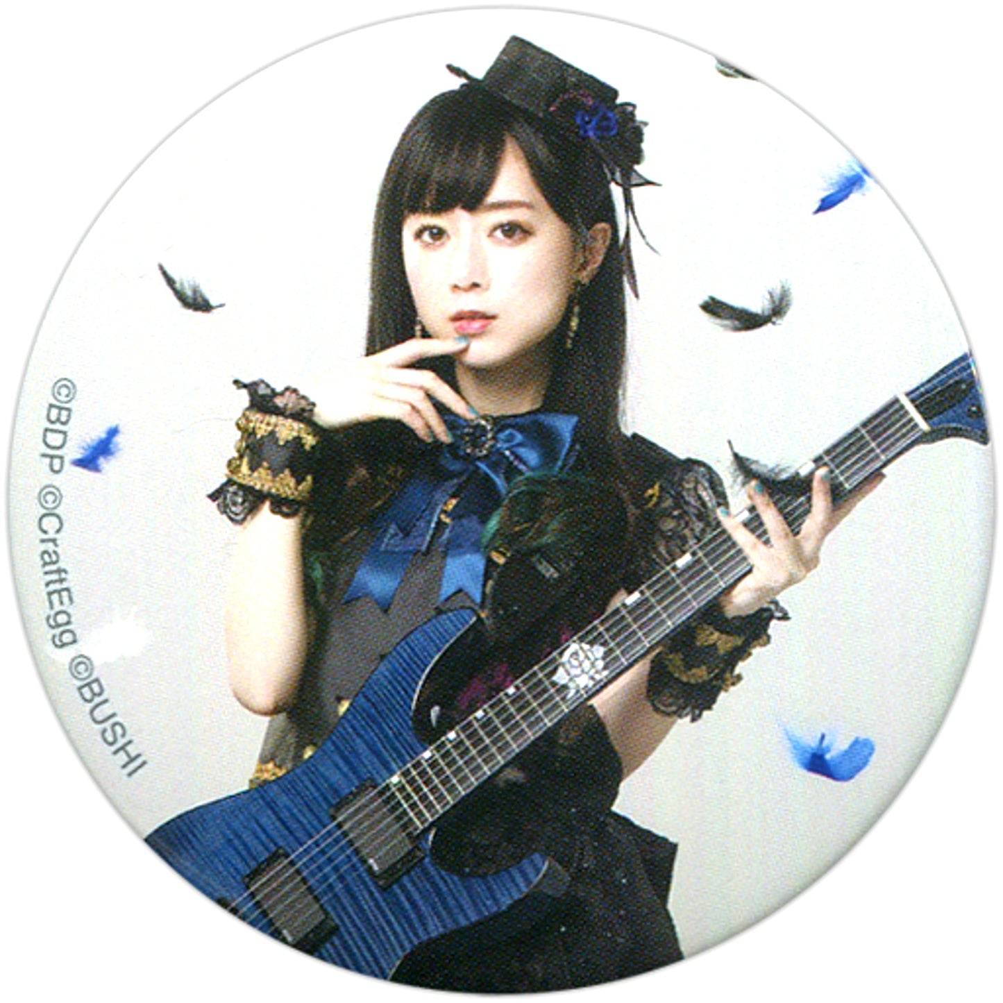Haruka Kudo Sayo Hikawa BanG Dream! Instrument Background Gray Roselia Artist Trading Button Vol. 2 [USED]