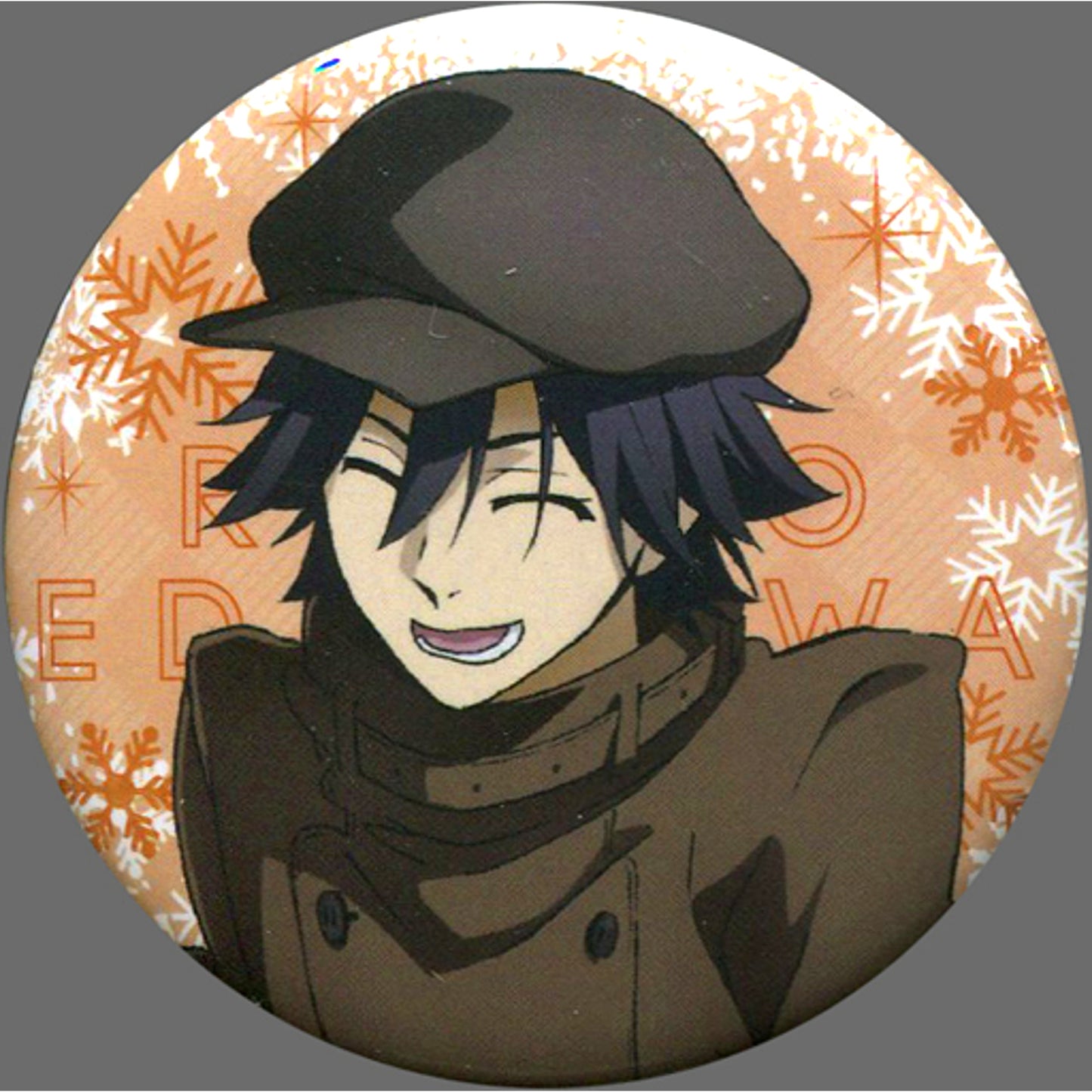 Ranpo Edogawa Bungo Stray Dogs Armed Detective Agency Sales Dept Marui Branch Secret Button Illustration Snowy Landscape [USED]
