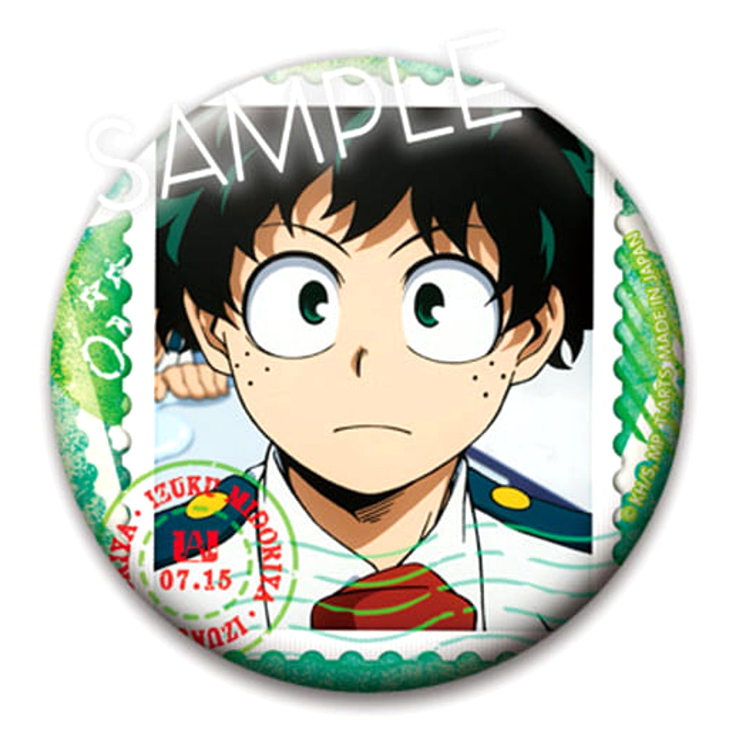 My Hero Academia Izuku Midoriya Hero Can Badge 8 Buttons [USED]