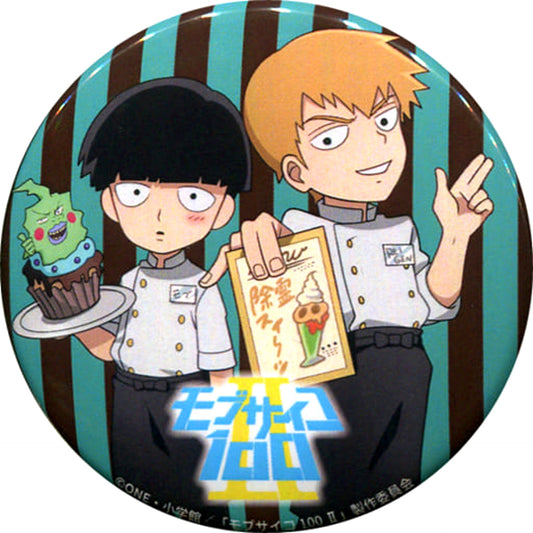 Shigeo Kageyama Arataka Reigen Mob Psycho 100 Season 2 Fortune Button Chibi Ver. [USED]