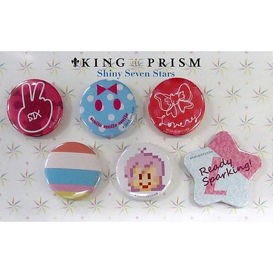 King of Prism Shiny Seven Stars Leo Saionji Can Badge Set Theater Limited Set of 6 Buttons [USED]