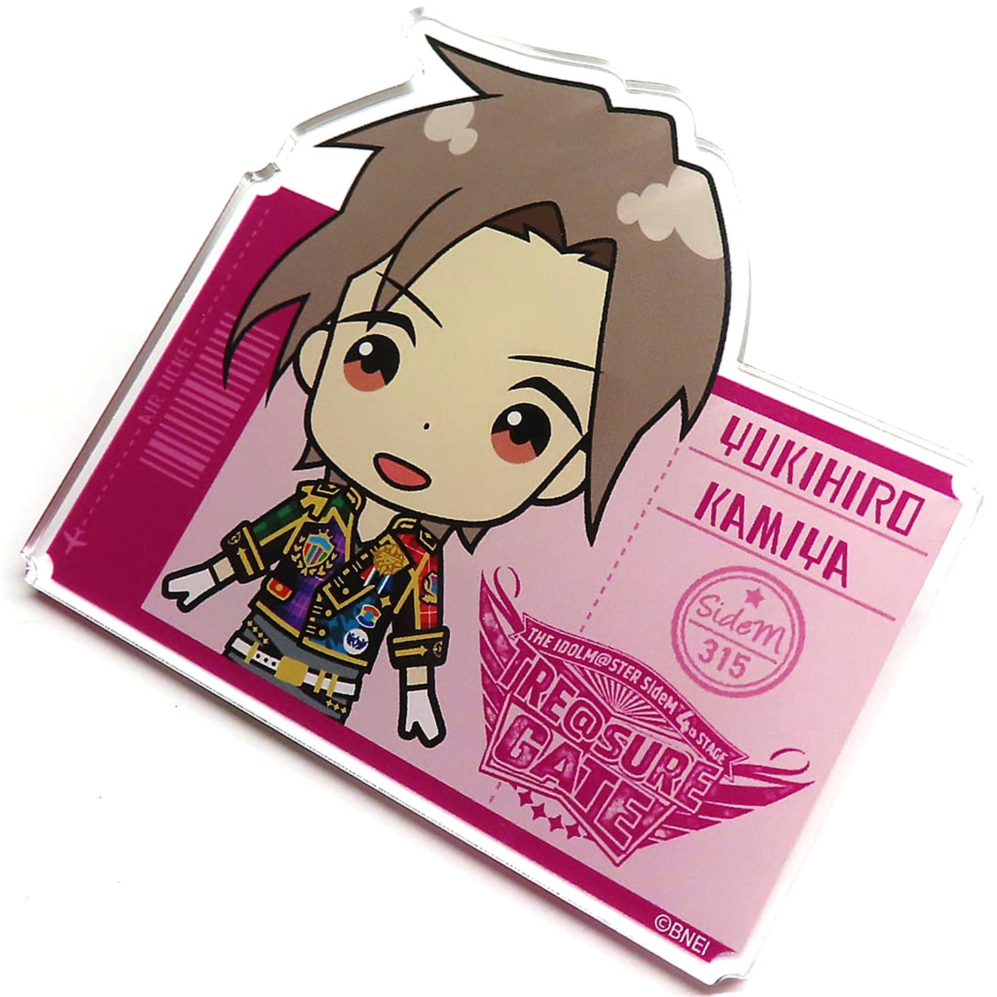 Yukihiro Kamiya THE IDOLM@STER SideM Official Produce Badge 4th Stage TRE�E SURE GATE Limited [USED]