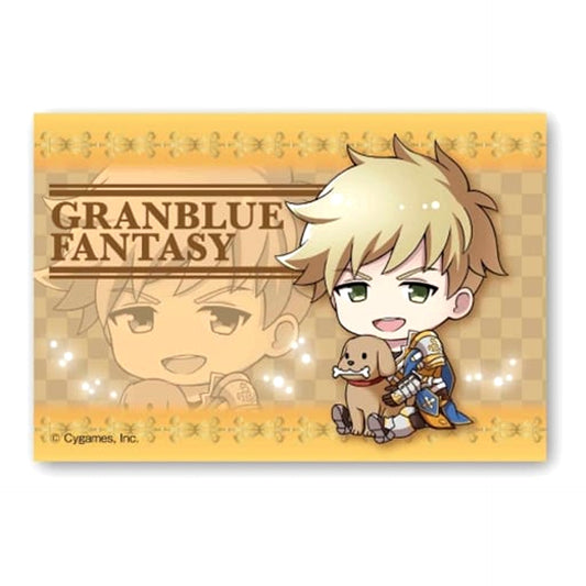 Granblue Fantasy Vane Gyugyutto Big Square Can Badge Buttons [USED]
