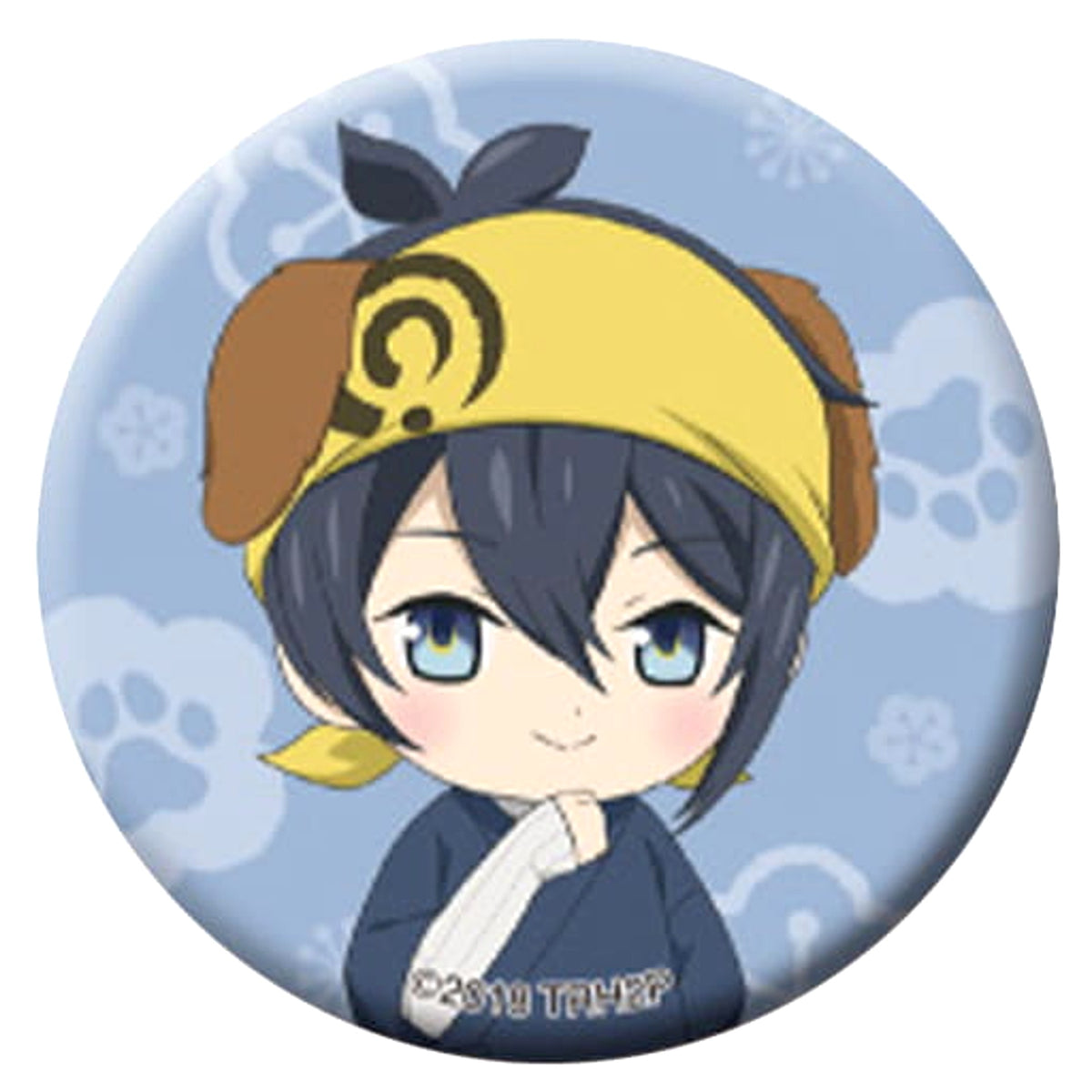 Touken Ranbu: Hanamaru 2 Touken Ranbu!? 2 Mikazuki Munechika Can Badge Collection No.4 Buttons [USED]