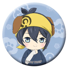 Touken Ranbu: Hanamaru 2 Touken Ranbu!? 2 Mikazuki Munechika Can Badge Collection No.4 Buttons [USED]