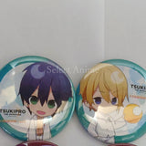 All 17 Types Set Tsukipro the Animation x PRINCESS CAFE Can Badge White Day ver. Can Badge [USED]